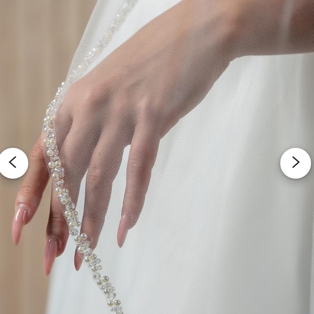 Hand Beaded Dreamy Wedding Veil